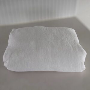 Parachute 100% Linen Queen Fitted Sheet White